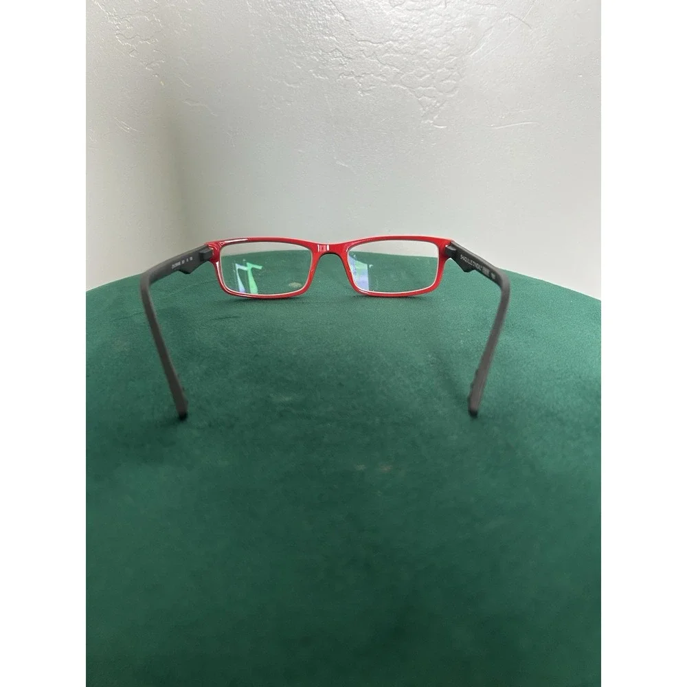 Shaquille O'Neal 7003 Zyloware 021 Eyeglasses Frame Matte Black Red 135 Crew